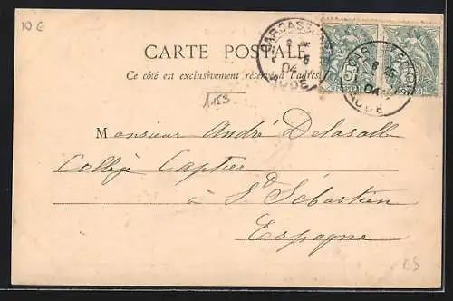 AK Périgord, Groupe sympathique cherchant la Truffe, La bête attendant sa récompense, Trüffelschwein
