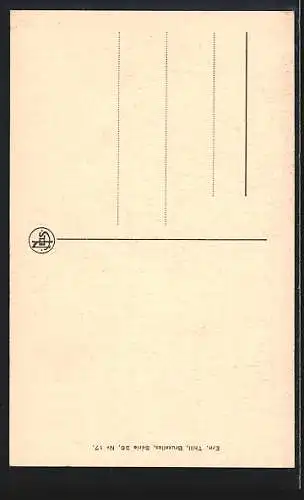 AK Louvain, Vue sur la Dyle et tour de l`église Sainte-Gertrude