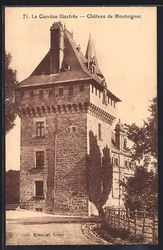 AK Montaignac, Château pittoresque de la Corrèze