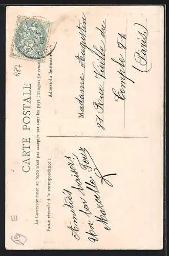 AK Seilhac, L`Église et arbre devant la facade