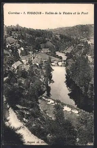 AK Vigeois, Vallée de la Vézère et le Pont