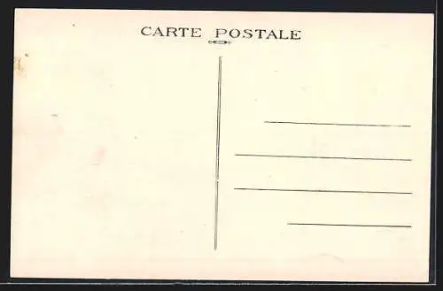 AK Andouillé-Neuville, L`Étang et l`église en arrière-plan