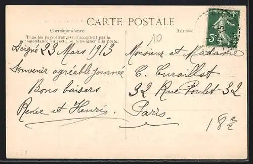 AK Acigné, Vue générale sur la Vilaine