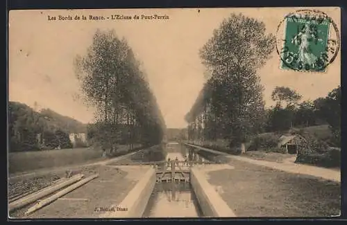 AK Pont-Perrin, L`Écluse sur les bords de la Rance