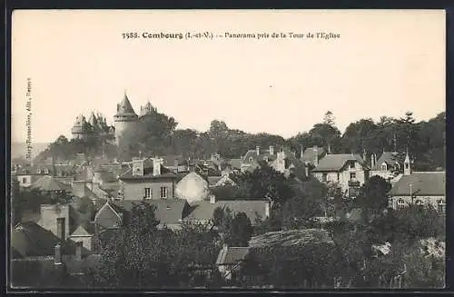 AK Combourg, Panorama pris de la Tour de l`Église