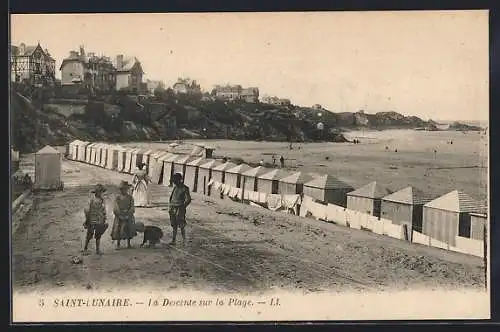 AK Saint-Lunaire, La Descente sur la Plage, II