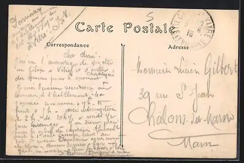 AK Vitré, L`Église Saint-Martin et vue panoramique de la ville