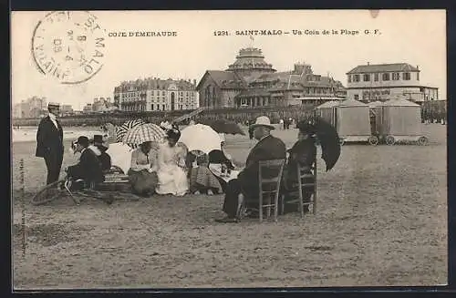 AK Saint-Malo, Un Coin de la Plage