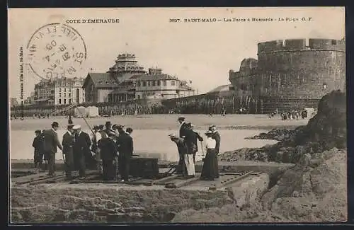 AK Saint-Malo, Les Parcs à Homards et La Plage