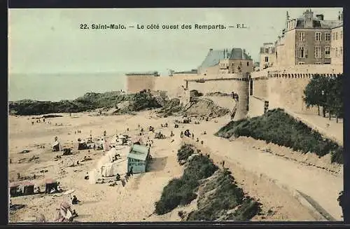 AK Saint-Malo, Le côté ouest des Remparts