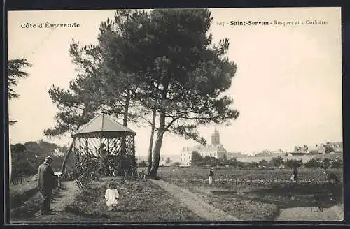 AK Saint-Servan, Bosquet aux Corbières à la Côte d`Émeraude