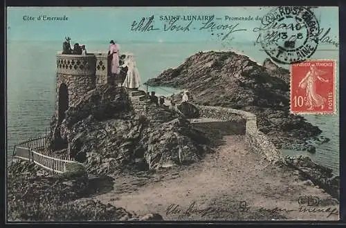 AK Saint-Lunaire, Promenade du Décollé à la Côte d`Émeraude