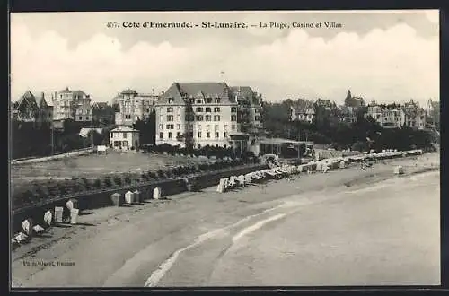 AK Saint-Lunaire, La plage, casino et villas du bord de mer