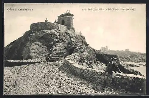 AK Saint-Lunaire, Le Décollé (extrême pointe) à la Côte d`Émeraude