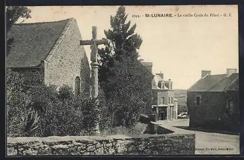 AK Saint-Lunaire, La vieille Croix du Pilori