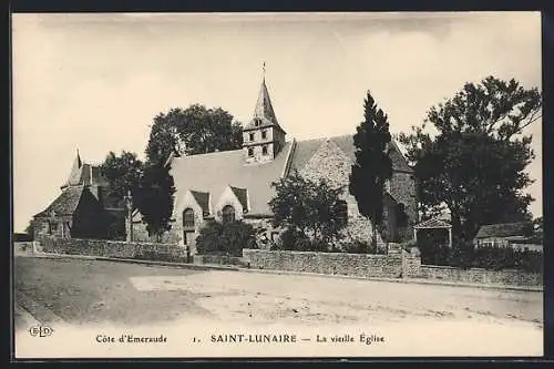 AK Saint-Lunaire, La vieille Église