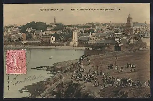 AK Saint-Servan, Vue générale sur la ville et la Côte d`Émeraude