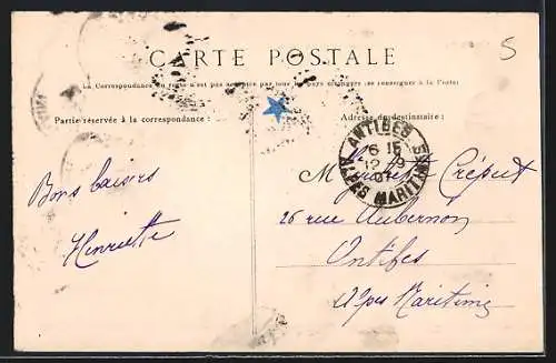 AK Saint-Servan, Plage des Fours à chaux avec baigneurs et bâtiments historiques