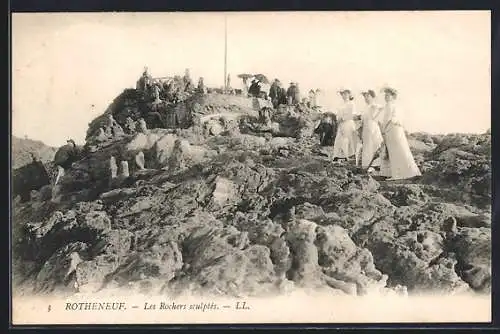 AK Rotheneuf, Les Rochers sculptés