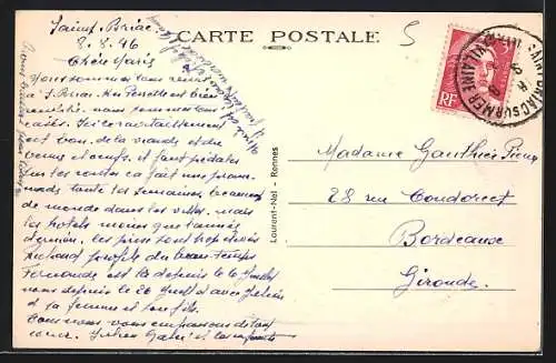 AK Saint-Briac, Le Port du Fréchet et les Villas du Boulevard de la Mer, Le Balcon d`Émeraude