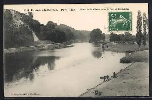 AK Pont-Réan, Bords de la Vilaine entre le Boël et Pont-Réan