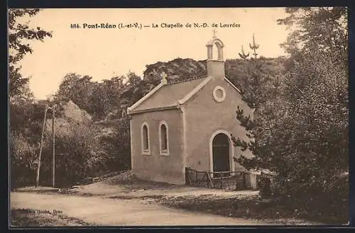 AK Pont-Réan, La Chapelle de N.-D. de Lourdes