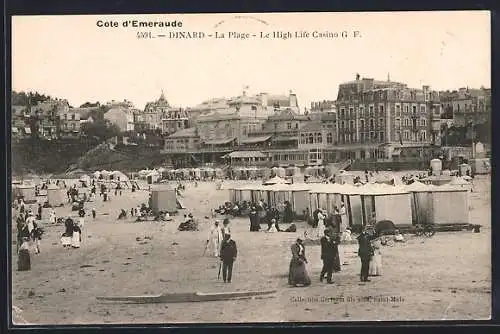 AK Dinard, La Plage et le High Life Casino à la Côte d`Émeraude