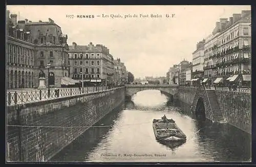 AK Rennes, Les Quais, pris du Pont Betin