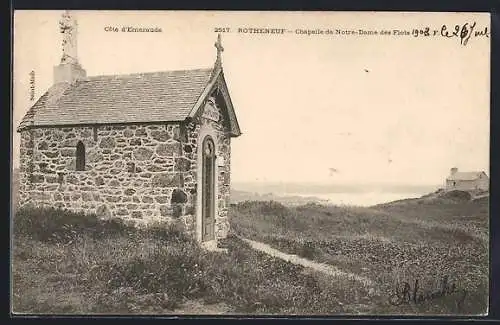 AK Rotheneuf, Chapelle de Notre-Dame des Flots sur la Côte d`Émeraude