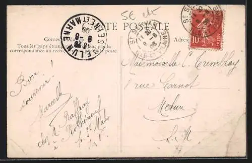 AK Rotheneuf, Église et Calvaire