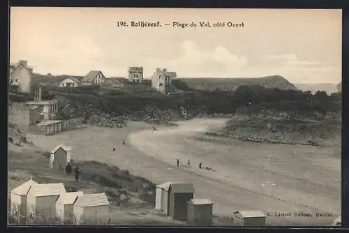 AK Rothéneuf, Plage du Val, côté Ouest