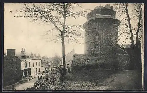 AK Montfort-sur-Meu, Ancienne tour servant autrefois de prison