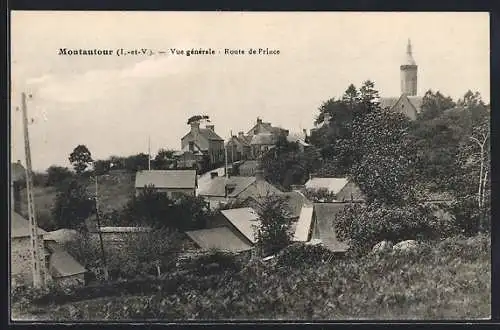 AK Montautour, Vue générale, Route de Prince