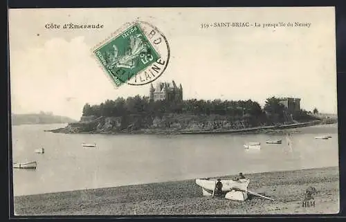 AK Saint-Briac, La presqu`île du Nessay sur la Côte d`Émeraude