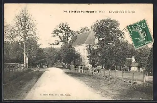 AK Forêt de Paimpont, La Chapelle des Forges