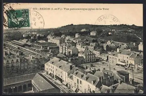 AK Redon, Vue panoramique prise de la Tour