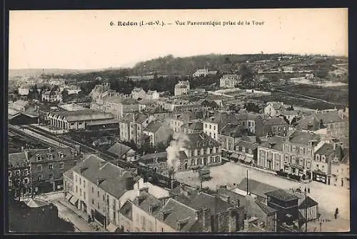 AK Redon, Vue panoramique prise de la Tour