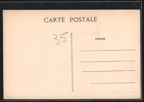AK Dinard, Débarcadère des Vedettes et vue sur les bâtiments côtiers