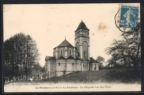 AK La Pénière, La Basilique, La Chapelle vue des Côtes