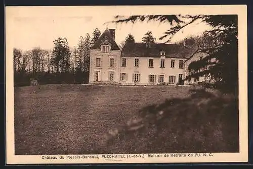 AK Pléchâtel, Château du Plessis-Bardou, Maison de Retraite de l`U.N.C