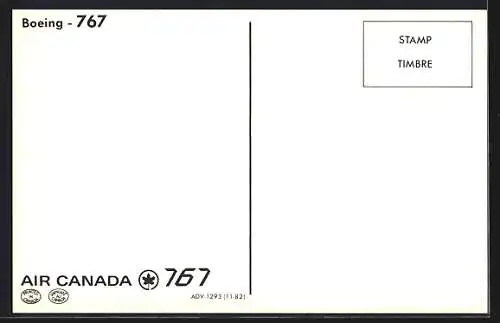 AK Boeing 767 der Fluggesellschaft Air Canada