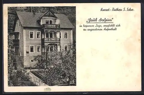 AK Rathen S. Schw., Hotel Haus Daheim