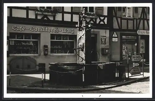 AK Gernsbach, Café-Conditorei Walz