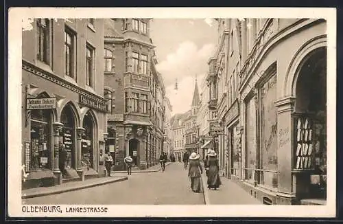 AK Oldenburg / O., Papierhandlung Johann Onken in der Langestrasse