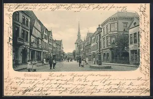 AK Oldenburg / O., Partie in der Langestrasse