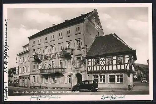 AK Gernsbach i. Murgtal, Gasthof z. Stern-Hirsch