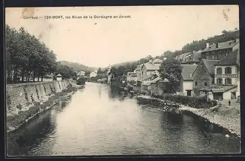 AK Bort, les Rives de la Dordogne en amont