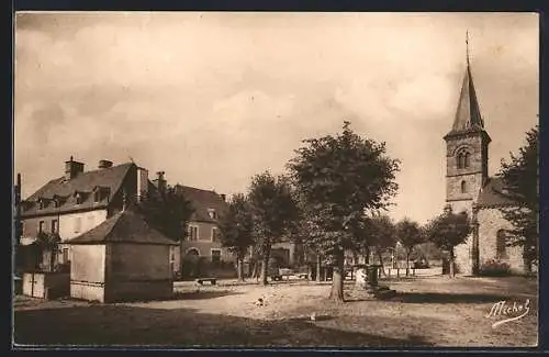 AK Lapleau, La Place, l`Église