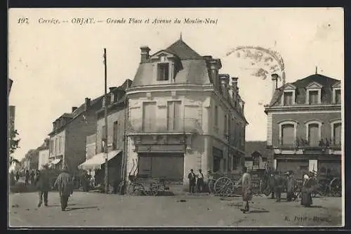 AK Objat, Grande Place et Avenue du Moulin-Neuf