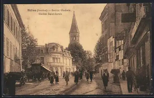 AK Brive, Société Générale et Clocher Saint-Sernin